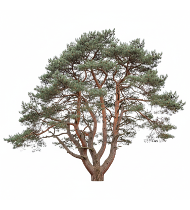 Multi-stem trees Pack4 (fen)