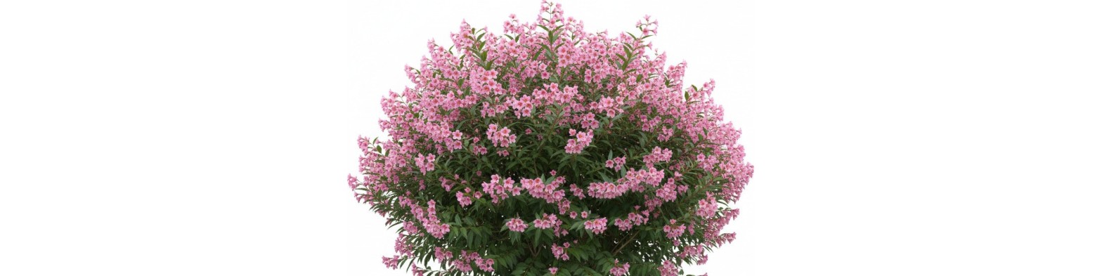 Symbols and databases of shrubs for Vectorworks