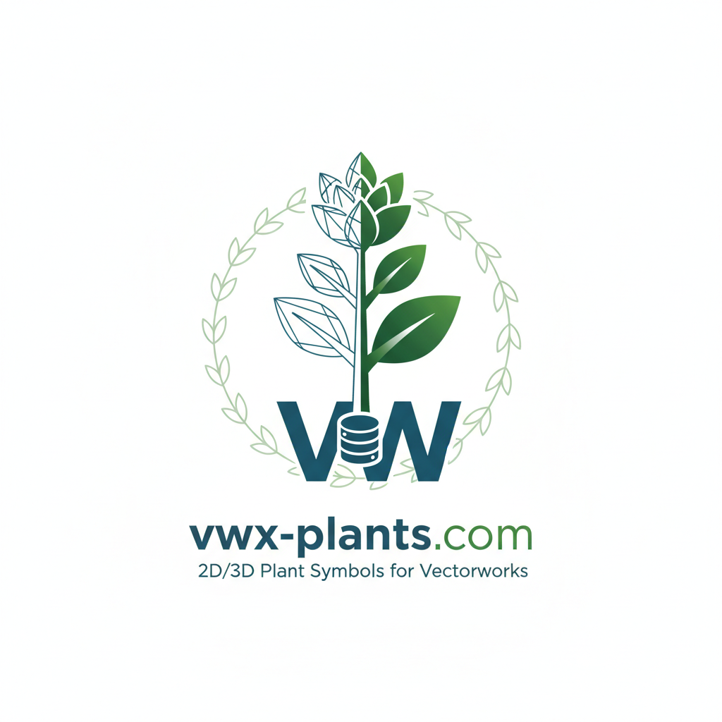 Plants ready to use for Vectorworks